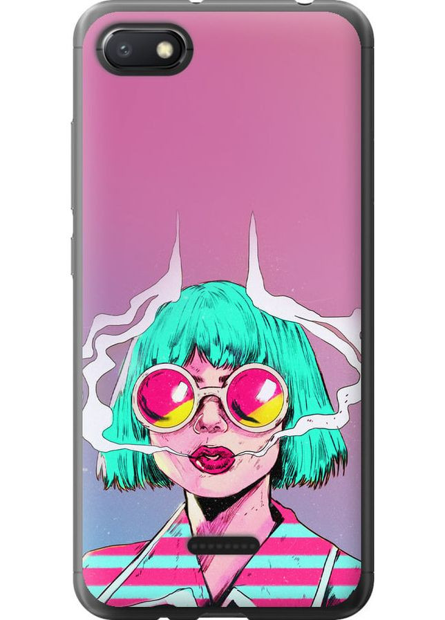 Силіконовий чохол 'Поп арт дівчина' для Endorphone Xiaomi Redmi 6A (276193761)