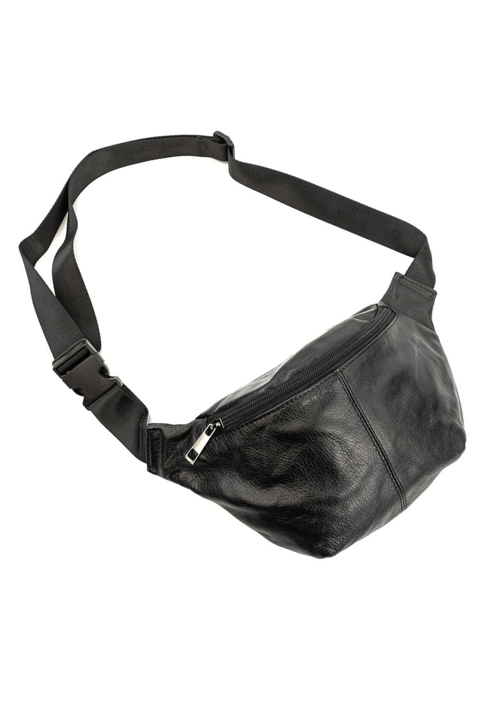 Модная поясная сумка из кожи NS8002-1 черная JZ (259735660)