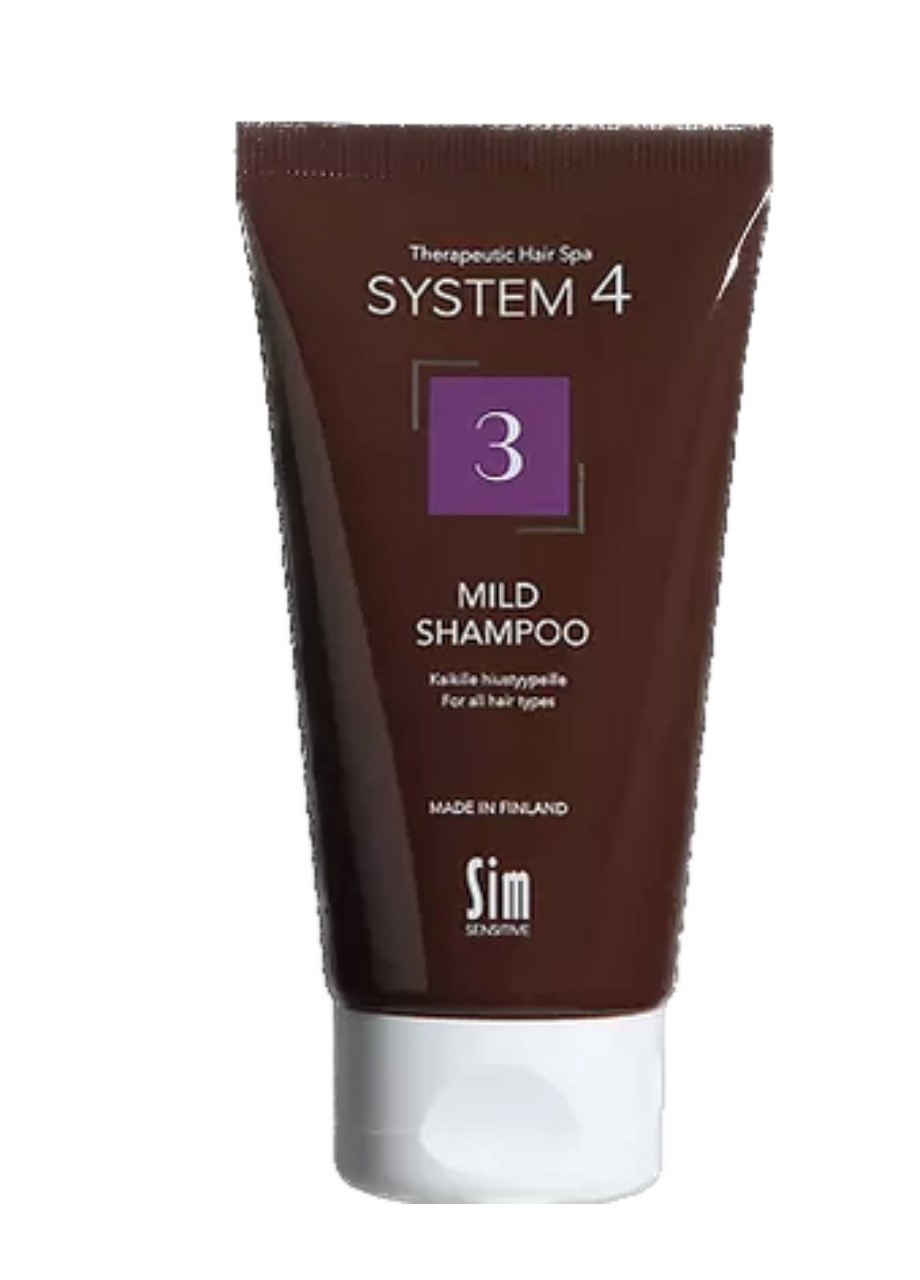 Шампунь для сухих, окрашенных и поврежденных волос System 4 "3" Mild Shampoo 75 мл Sim Sensitive (267729475)