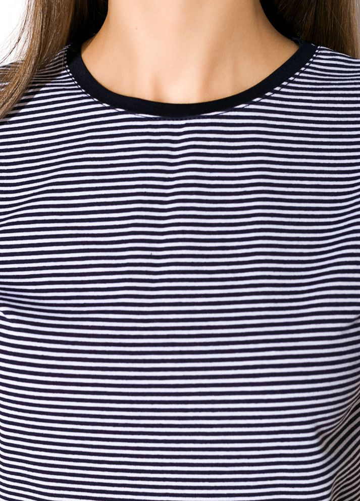 Туніка жіноча з суцільнокроєним рукавом (Синьо-білий) Time of Style (261922261)