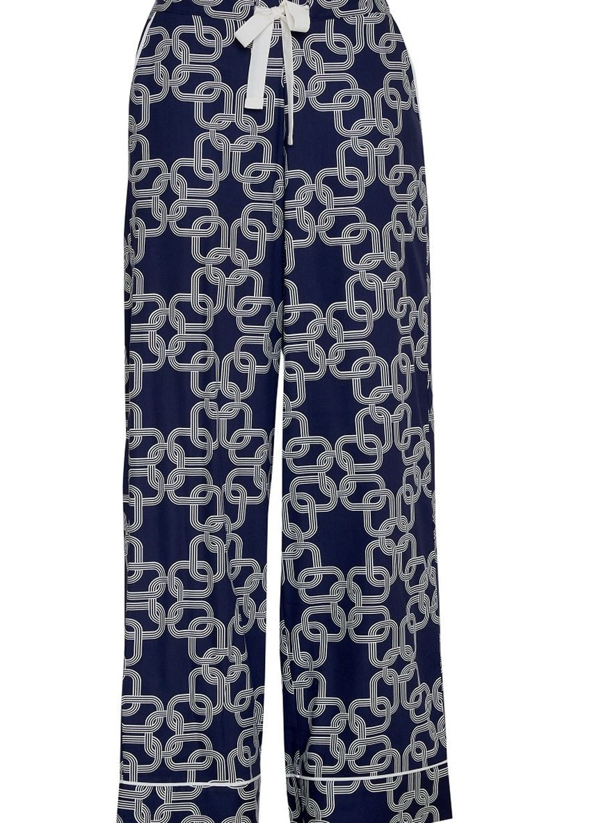 Синяя всесезон женская пижама 0075/0076 кофта + брюки Cyberjammies Avery