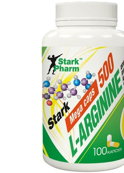 Stark L-Arginine Mega caps 500 mg 100 Caps Stark Pharm (256720048)
