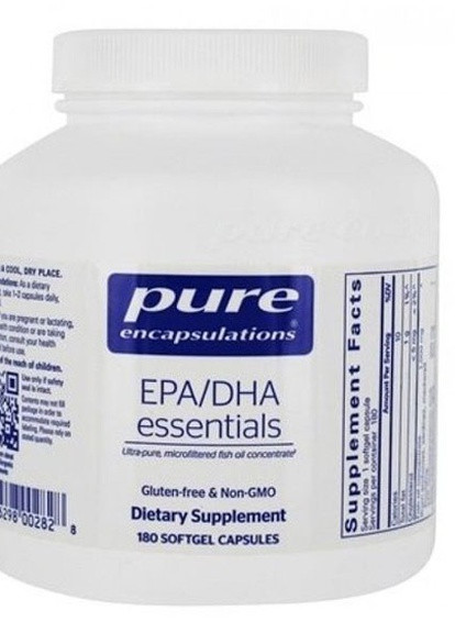 EPA/DHA Essentials 180 Softgel Capsules PE-00282 Pure Encapsulations (256720109)