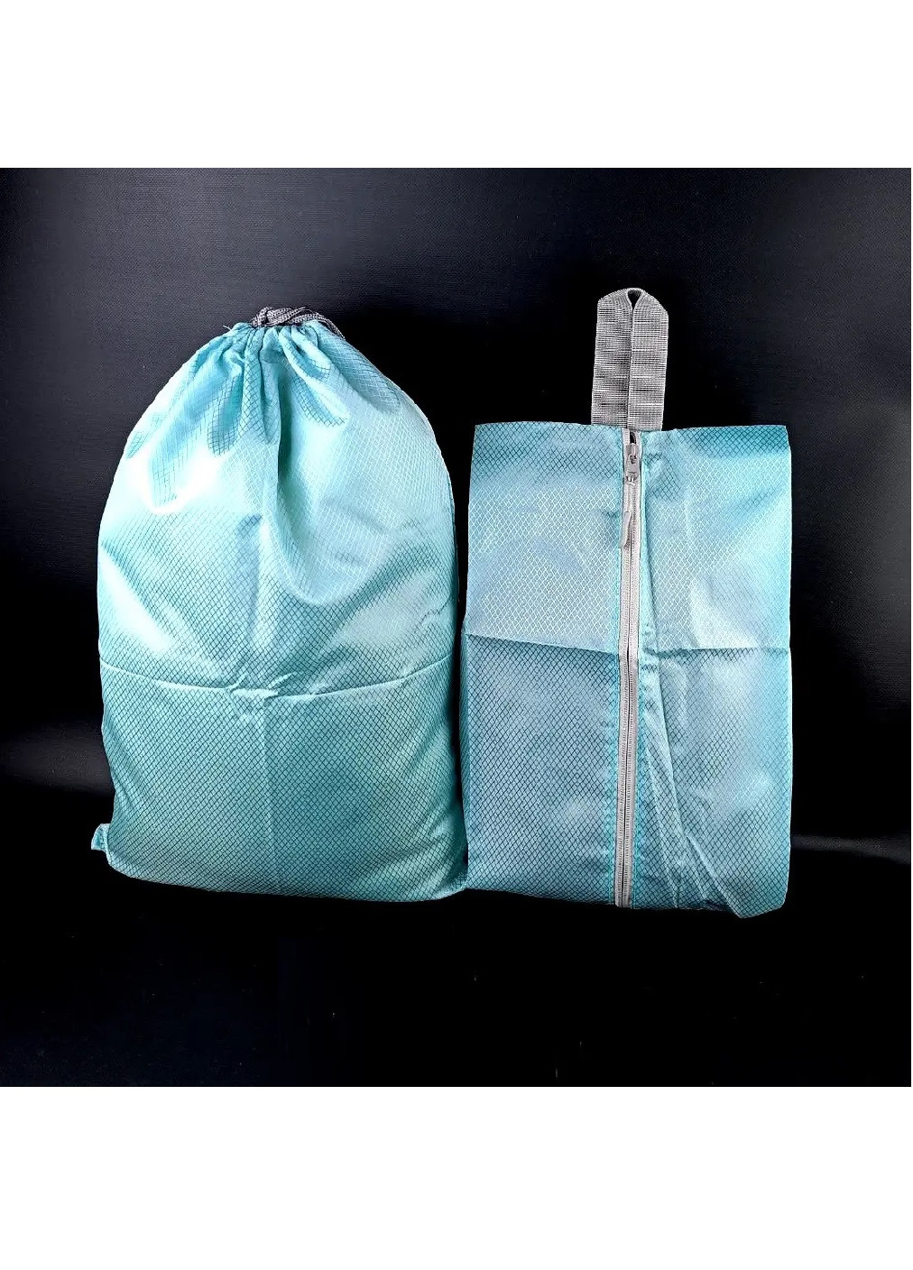 Набор комплект дорожных органайзеров боксов кейсов для одежды белья косметики аксессуаров 9 шт (475249-Prob) Голубой Unbranded (263691462)