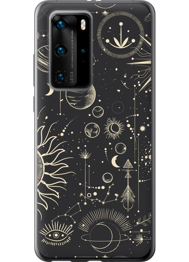 2D пластиковий чохол 'Фаза місяця' для Endorphone Huawei P40 Pro (258082982)