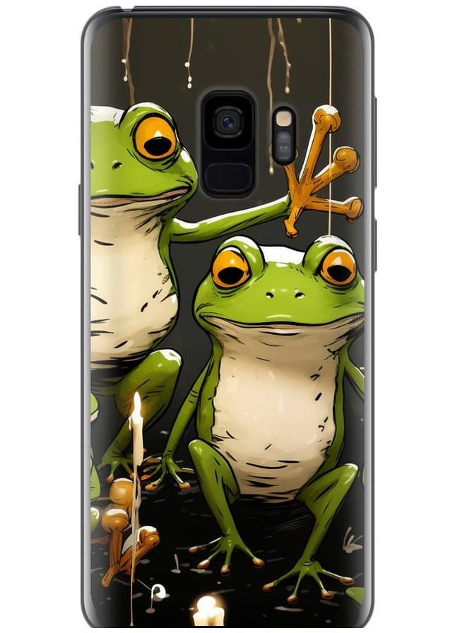 2D пластиковый чехол 'Жабки 2' для Endorphone Samsung Galaxy S9 (266910709)