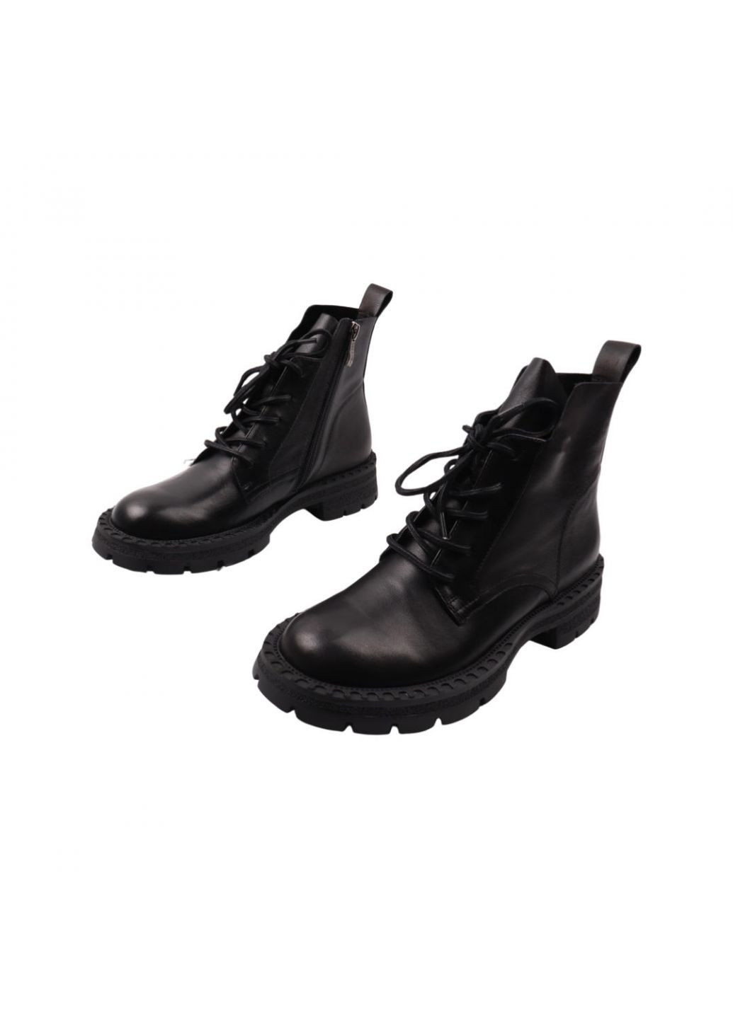 ботинки женские черные натуральная кожа Geronea