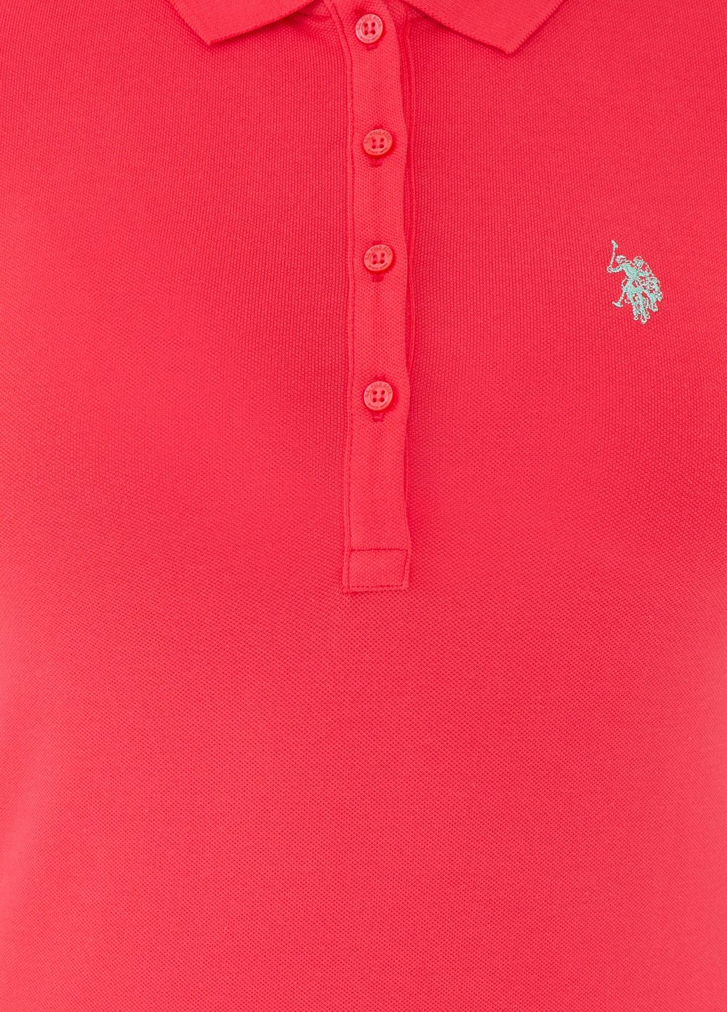 Рожева футболка u.s.polo assn жіноча U.S. Polo Assn.