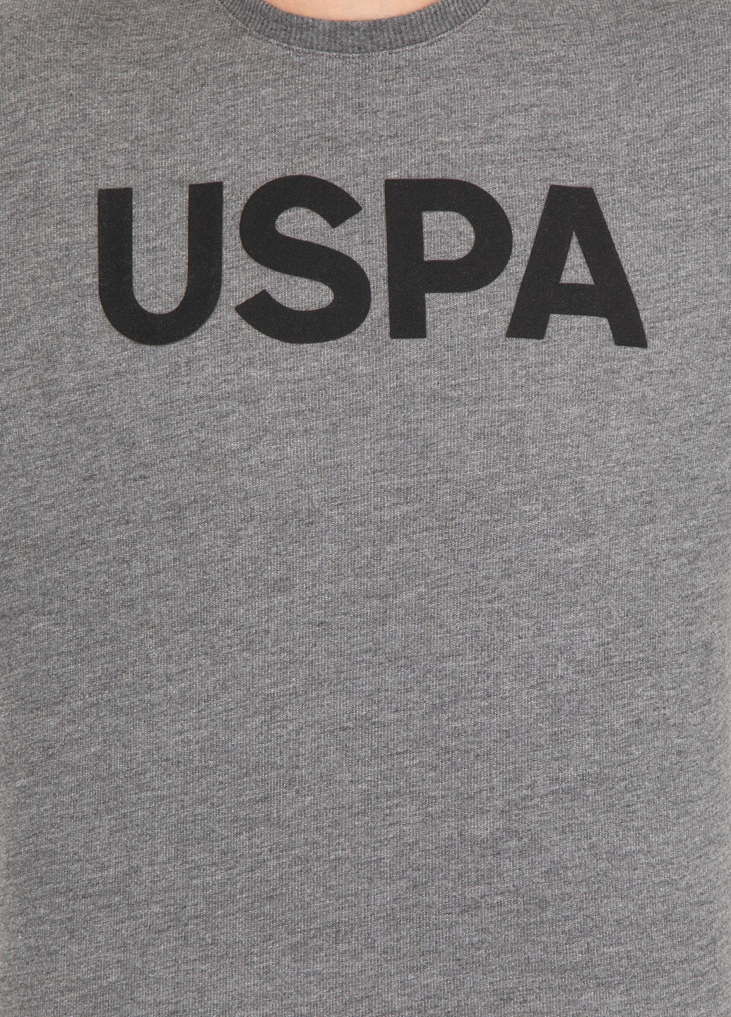Свитшот мужской U.S. Polo Assn. - крой серый - (258389841)