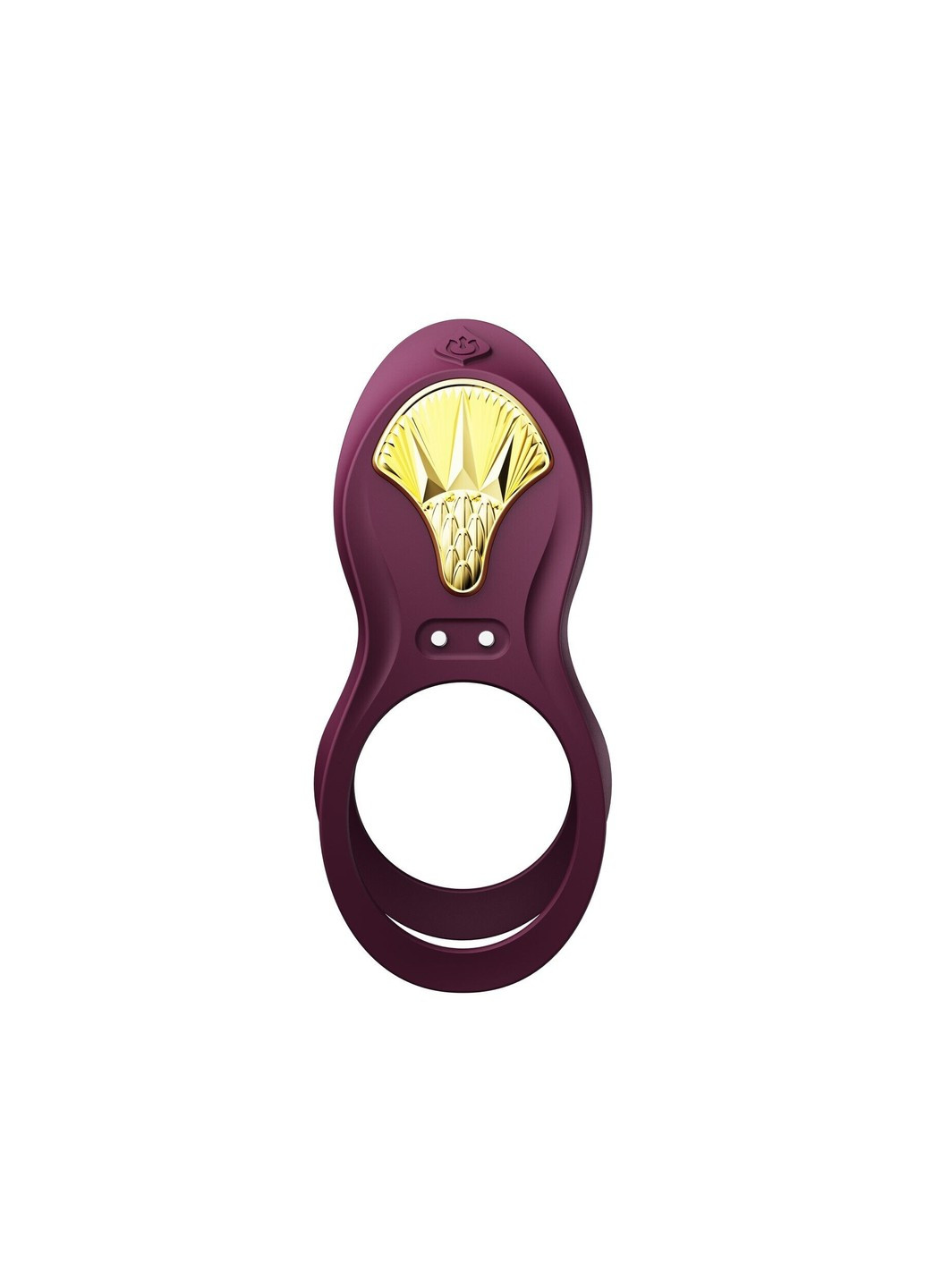 Смарт ерекційне кільце — BAYEK Velvet Purple, подвійне з ввідною частиною, пульт ДК Zalo (258470914)