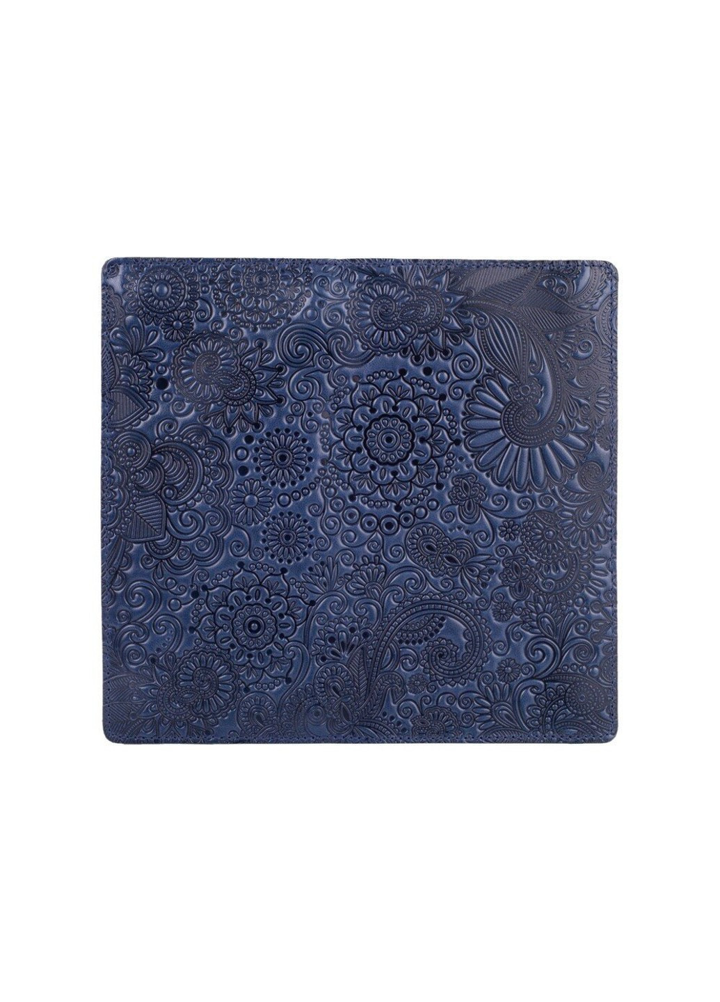 Шкіряне портмоне WP-02 Crystal Blue Mehendi Art Синій Hi Art (268371336)