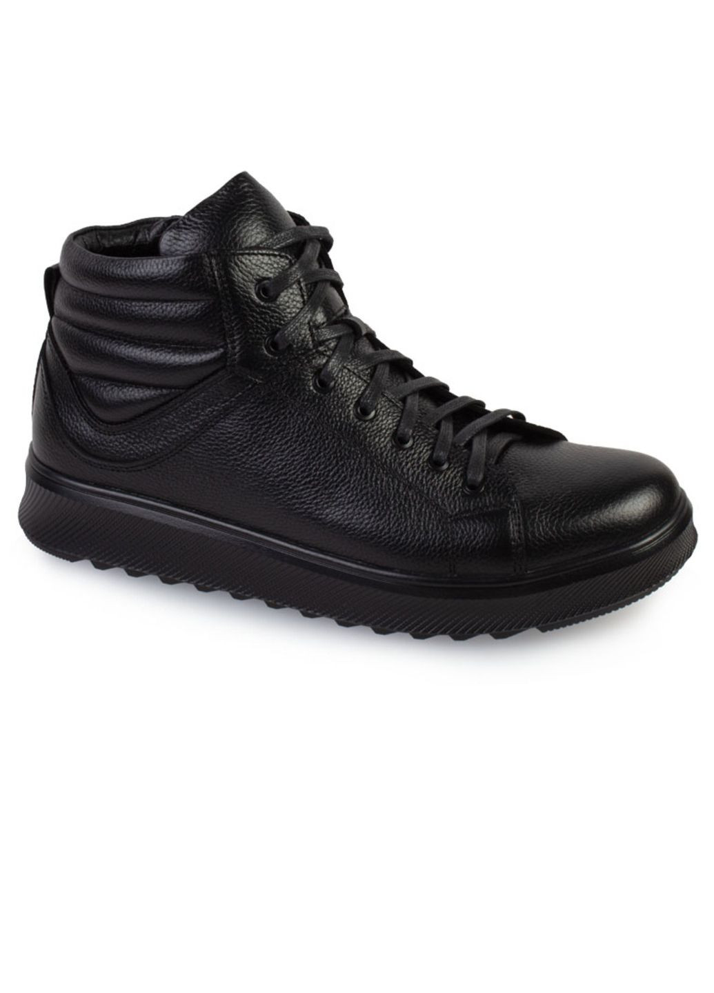 Черные зимние ботинки мужские бренда 9501127_(1) ModaMilano