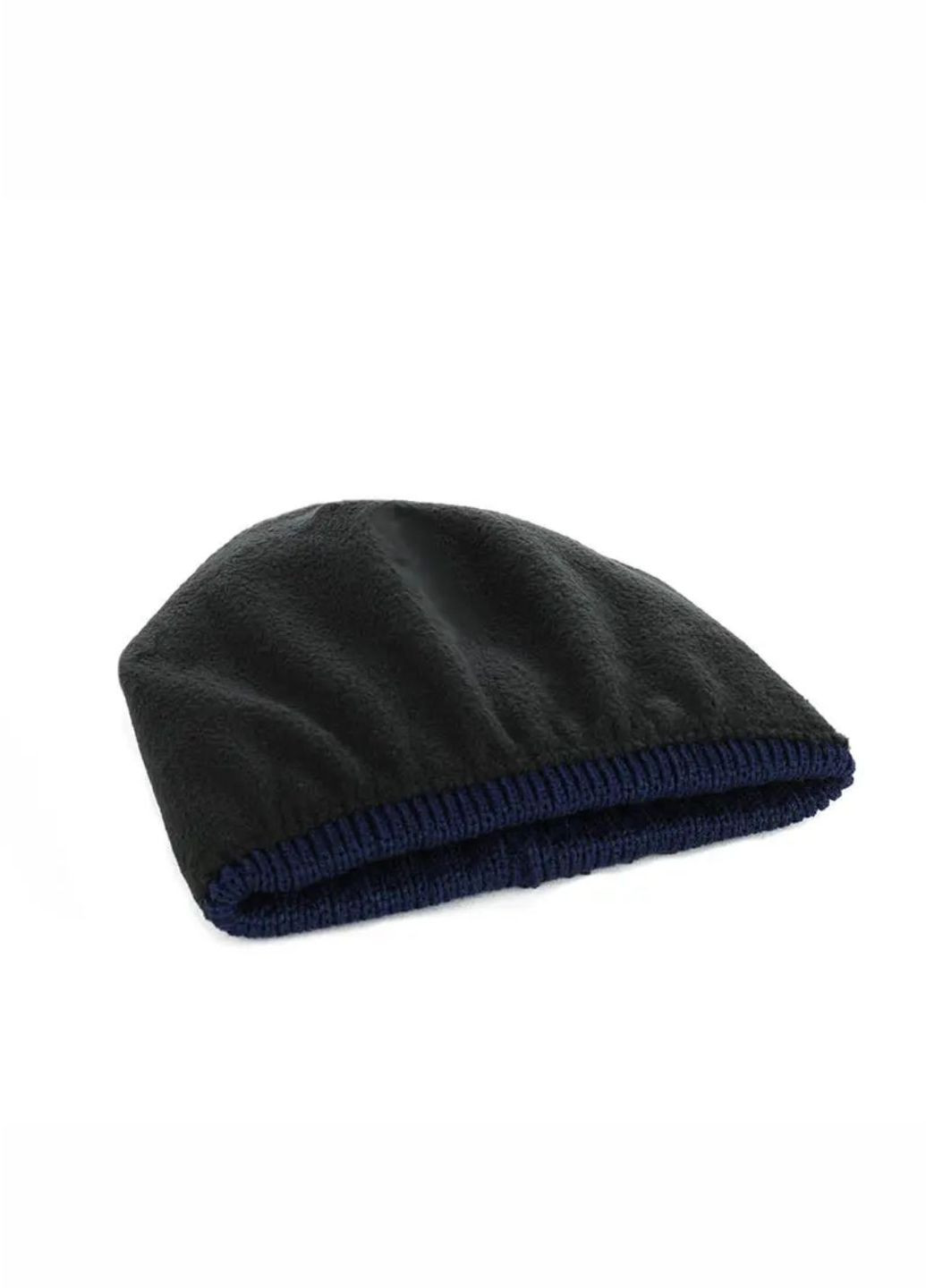 Мужская зимняя шапка на флисе No Brand чоловіча шапка на флісі (271700618)