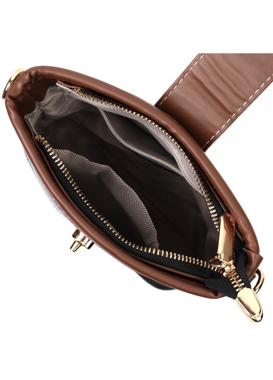 Интересная сумка на плечо для женщин на каждый день из натуральной кожи 22348 Черная Vintage (276457470)