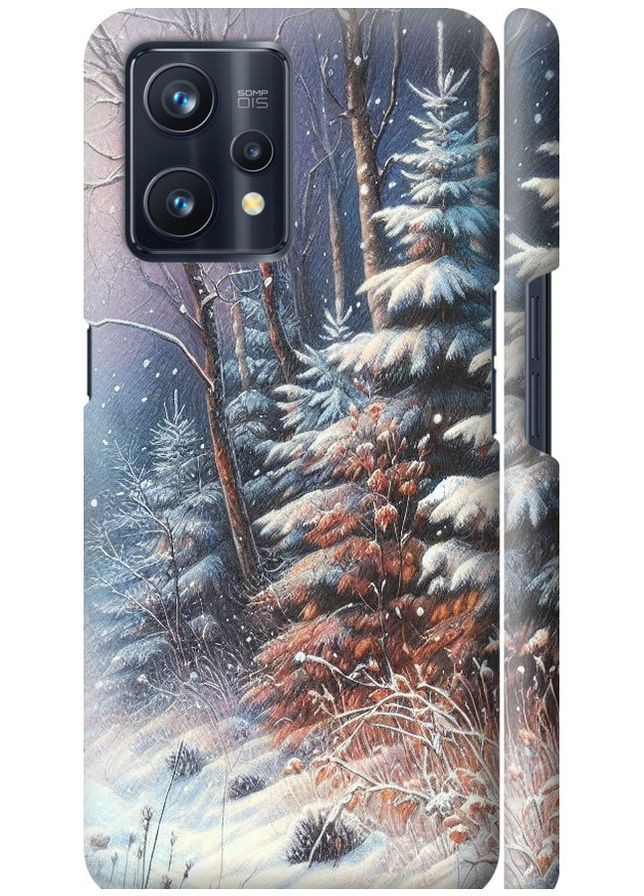3D пластиковий матовий чохол 'Зимовий пейзаж' для Endorphone Realme 9 Pro Plus (275461018)