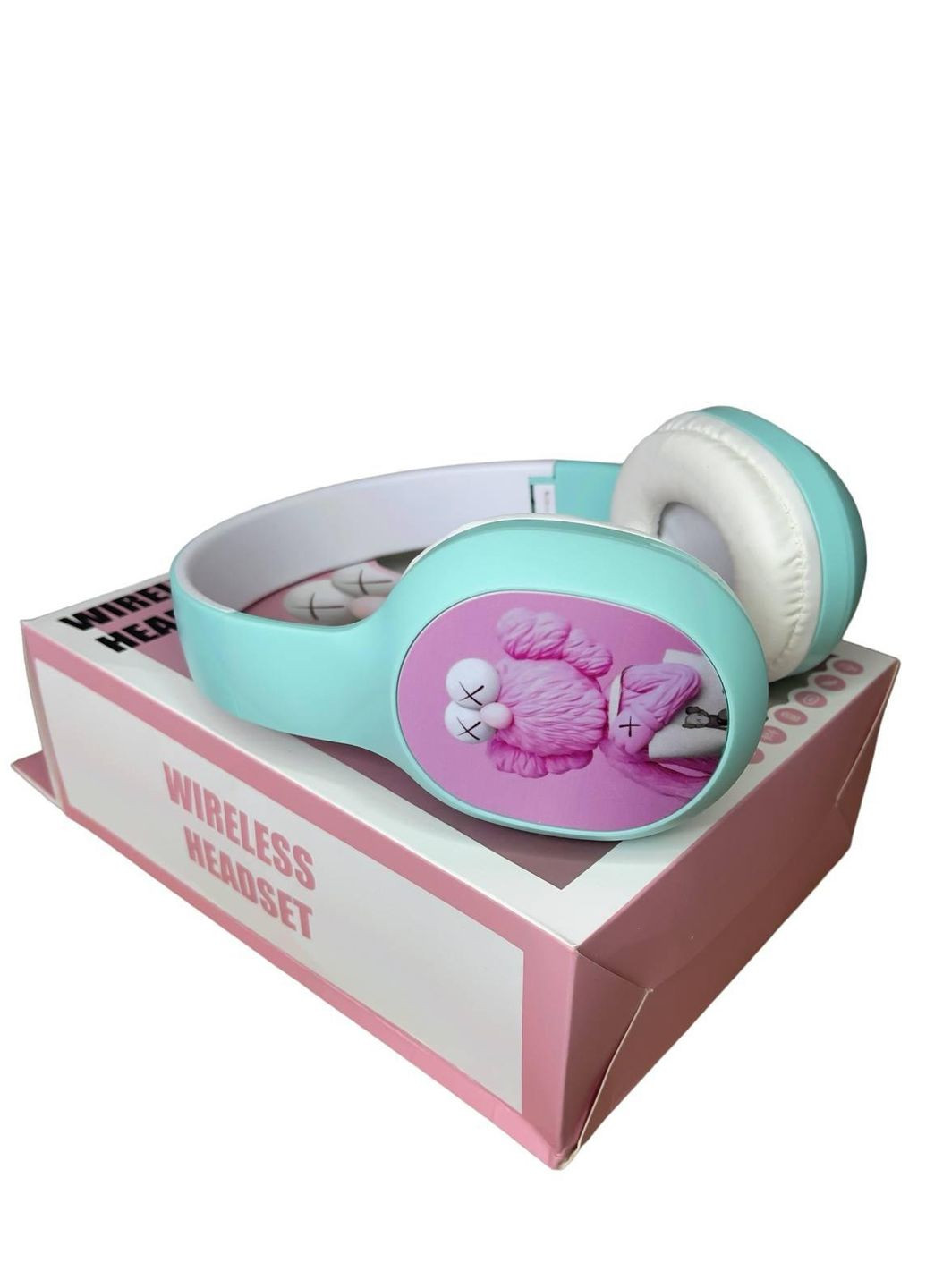Бездротові навушники YLZ-5 дитячі з радіо/блютуз/карткою пам'яті блакитні No Brand (260511707)
