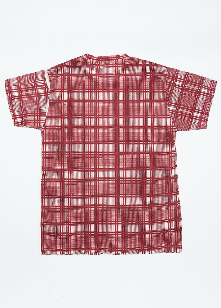 Бордовая летняя футболка подростоковая для мальчика бордового цвета Let's Shop
