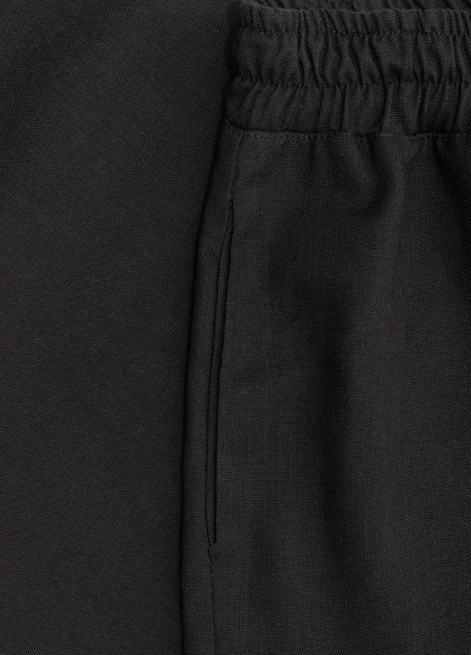 Женский брючный костюм, пиджак и брюки Черный Maybel (260340276)