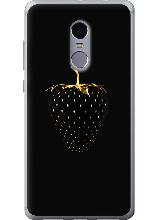 Силиконовый чехол 'Черная клубника' для Endorphone Xiaomi Redmi Note 4 (257905940)
