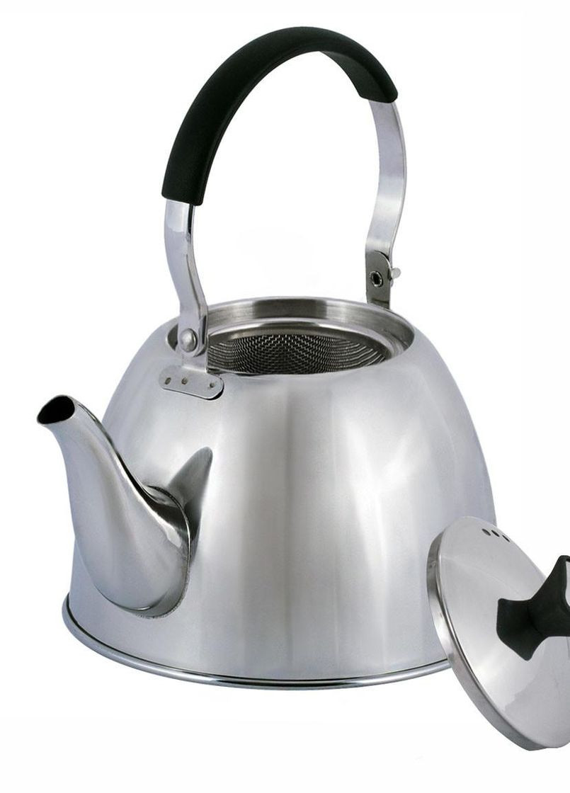 Чайник заварочный 1000 мл с ситечком нержавеющая сталь арт. KM-1093 Kamille (265214906)