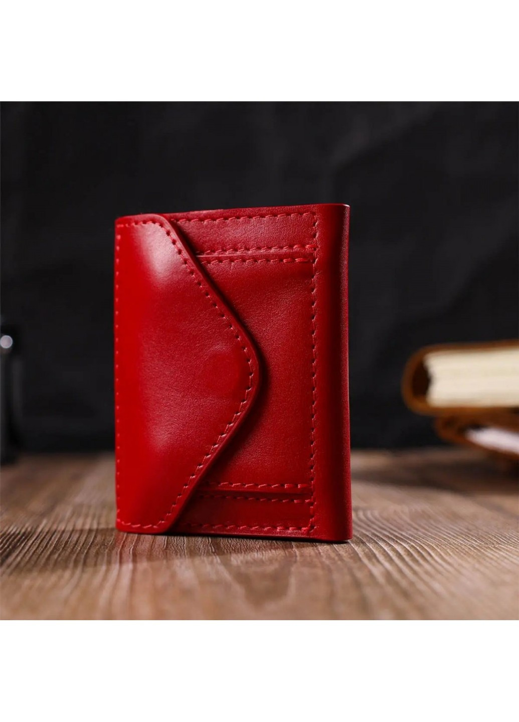 Шкіряний жіночий гаманець ручної роботи 16785 Grande Pelle (269089195)