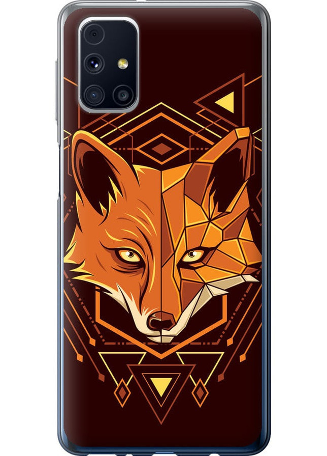 2D пластиковый чехол 'Лиса геометрия' для Endorphone Samsung Galaxy M31s M317F (258175430)