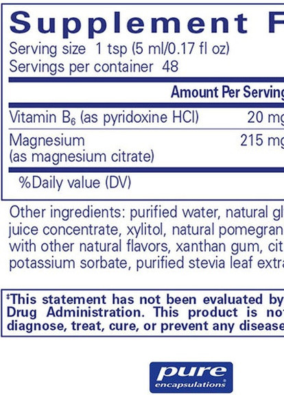 Magnesium liquid 240 ml PE-11489 Pure Encapsulations (256721211)