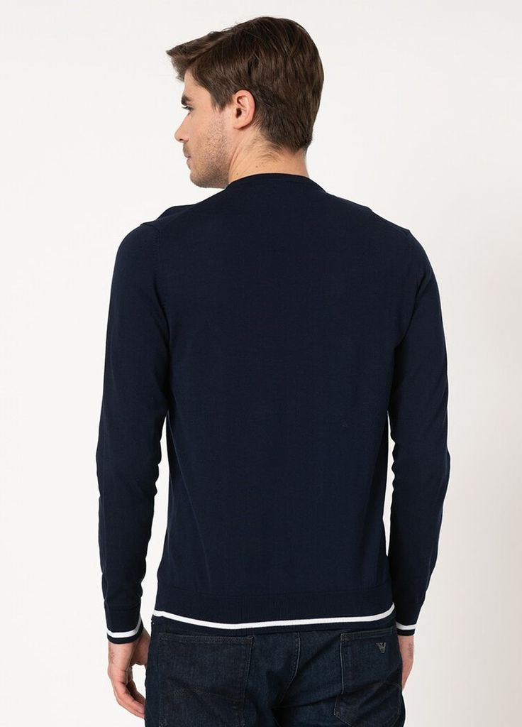 Синій светр Emporio Armani