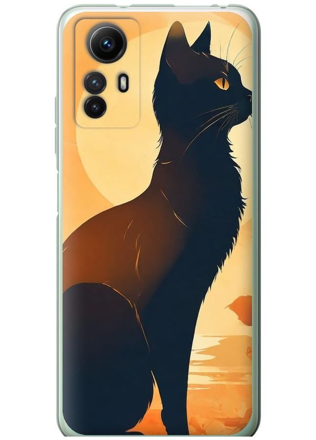 Силиконовый чехол 'Черная кошка v2' для Endorphone xiaomi redmi note 12s (276058191)