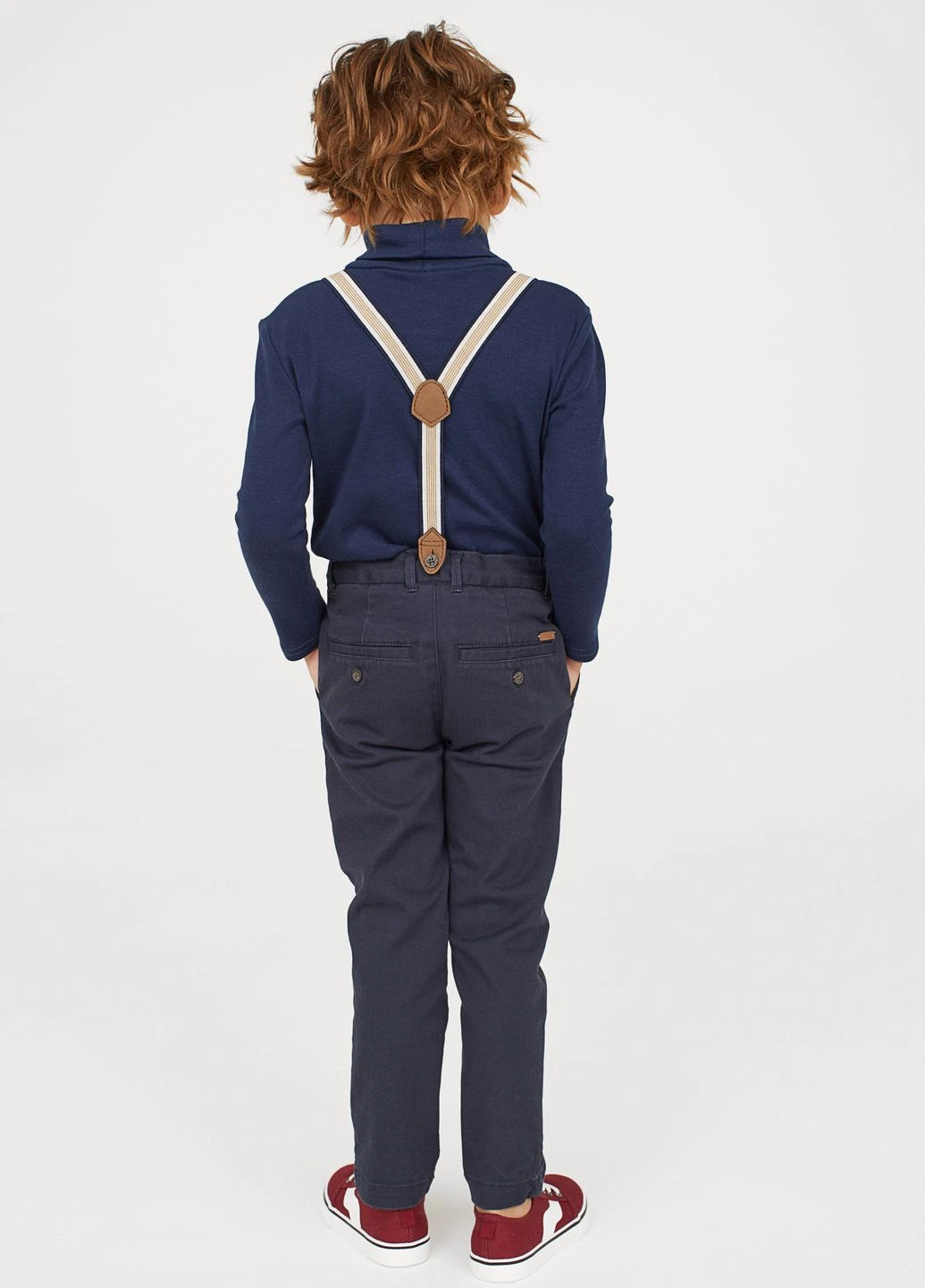 Водолазка,темно-синій, Basic H&M (261330433)