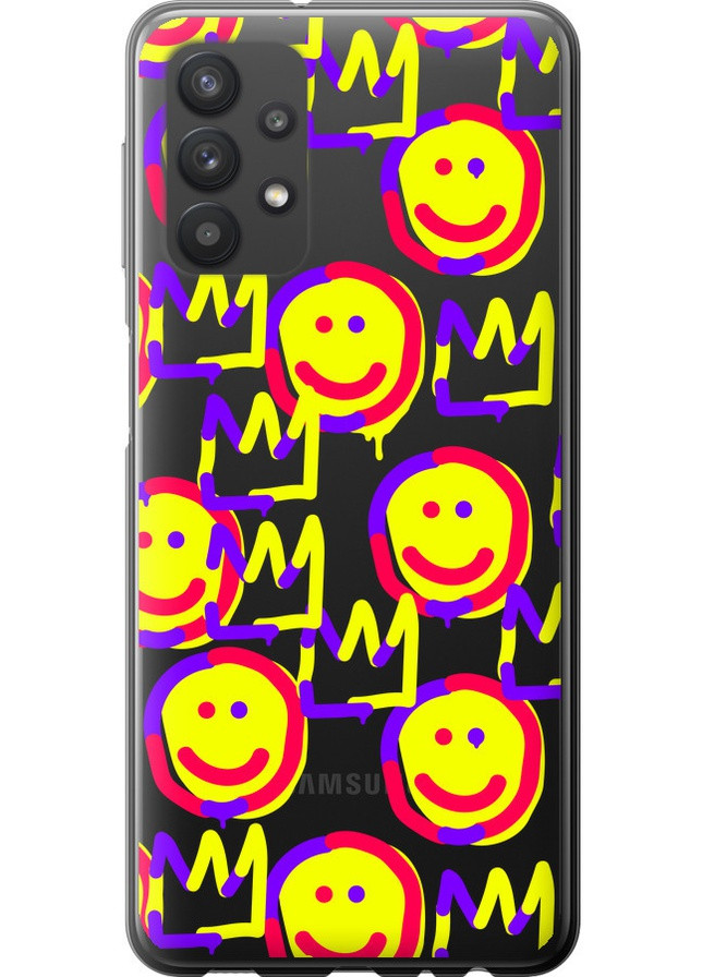 Силиконовый чехол 'Смайлики v2' для Endorphone Samsung Galaxy A32 A325F (258211625)