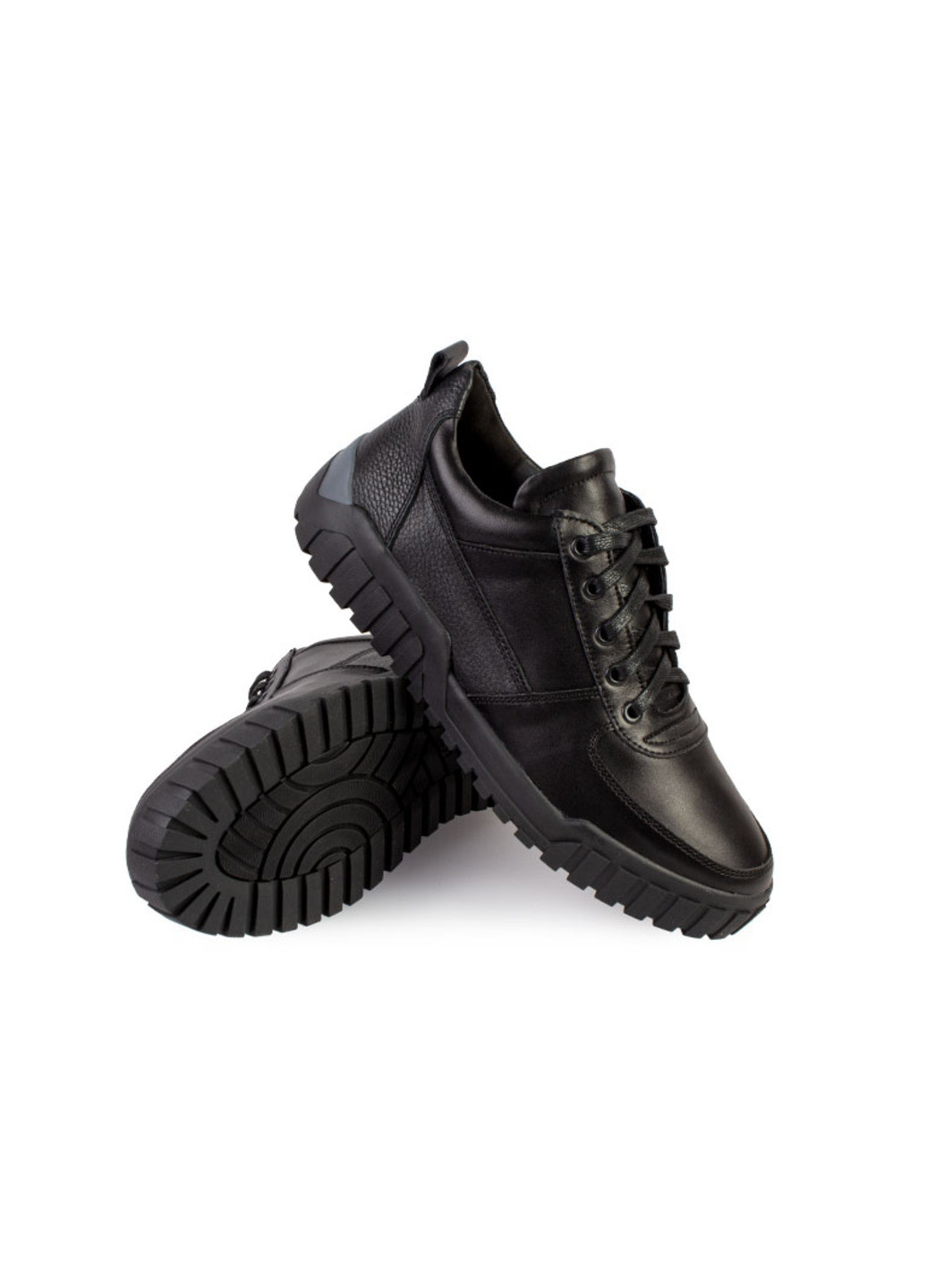 Черные демисезонные кроссовки мужские бренда 9500990_(1) ModaMilano