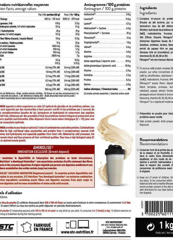 LEAN GAINER 1000 g /25 servings/ Vanilla STC Nutrition (257934207)