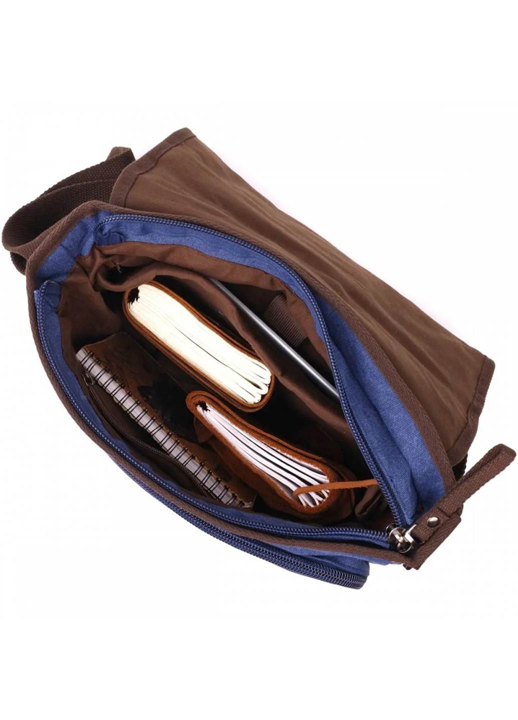 Мужская тканевая сумка через плечо для ноутбука 13" 22203 Vintage (269692671)