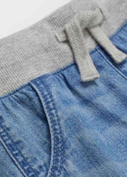 Светло-синие брюки джоггеры H&M