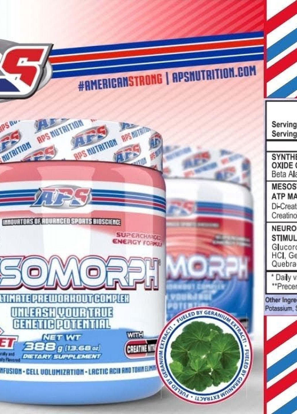 Предтренировочный комплекс Mesomorph V.4 388 g (Tropical Fruit) APS (260168258)