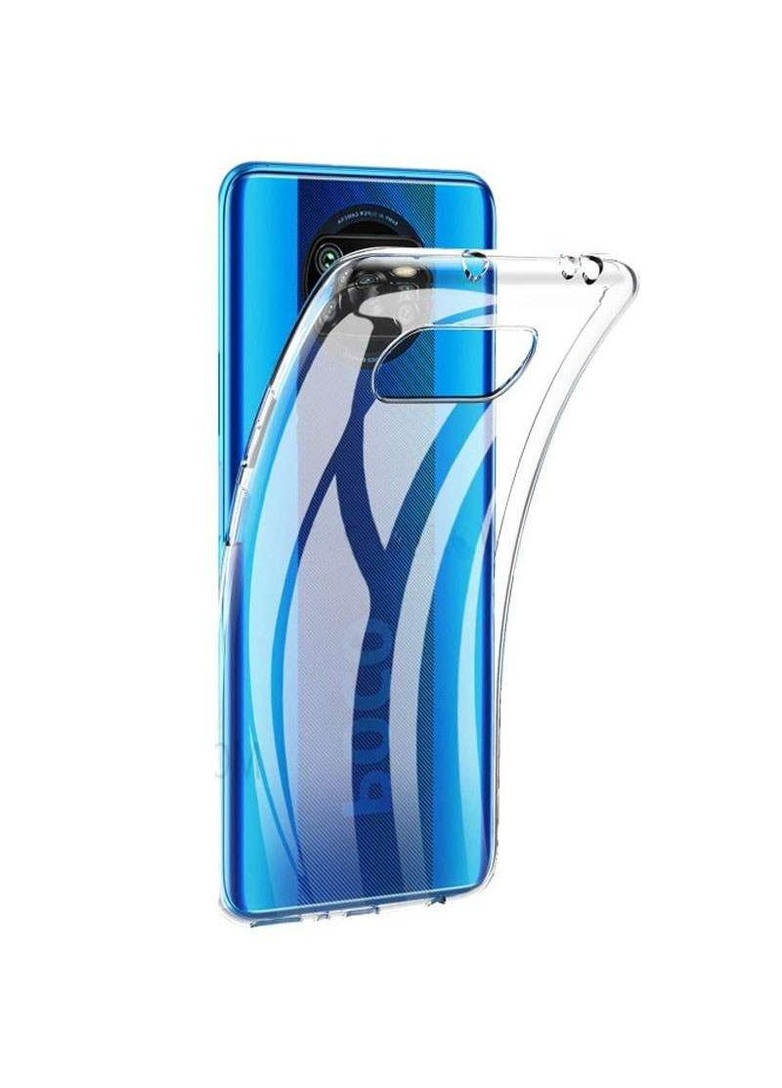Ультратонкий силіконовий чохол 1,5 мм на Xiaomi Poco X3 NFC / Poco X3 Pro Epik (258787137)
