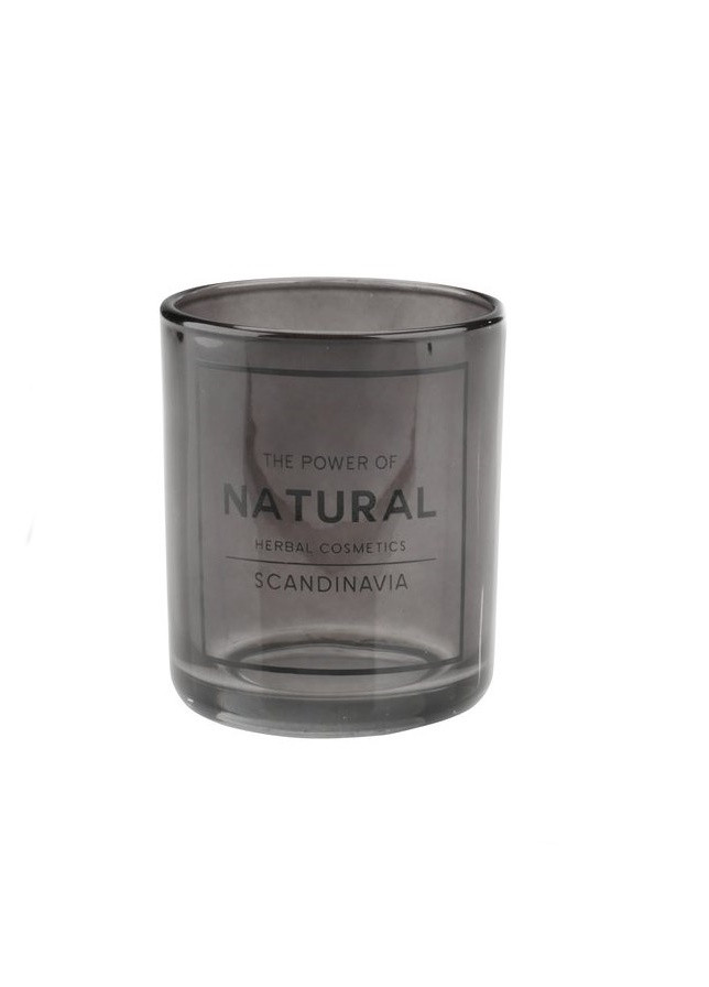 Склянка для щіток сірий 7х9 см No Brand (259942206)