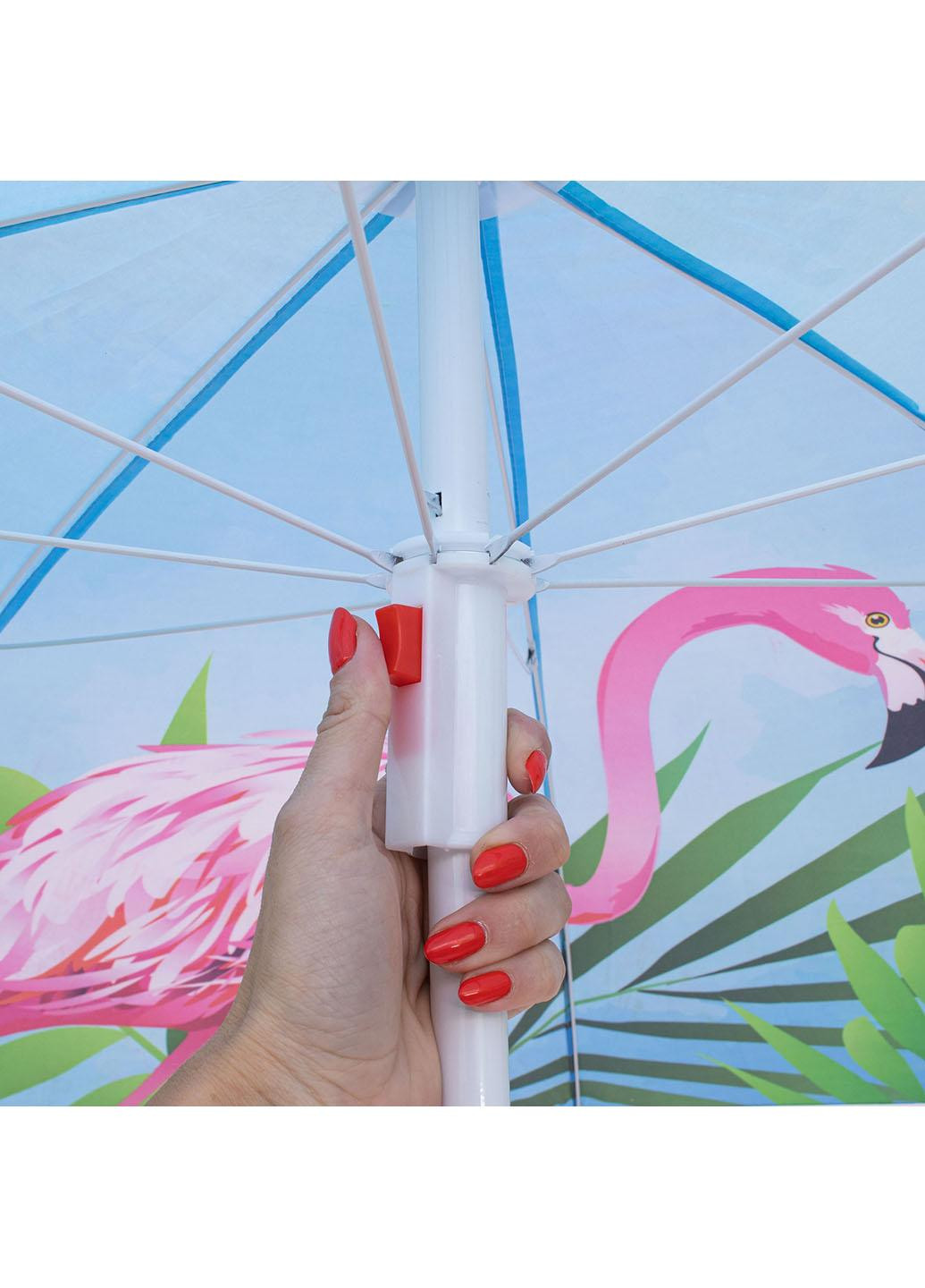 Пляжный зонт 180 см с регулируемой высотой и наклоном BU0021 Springos (258354751)