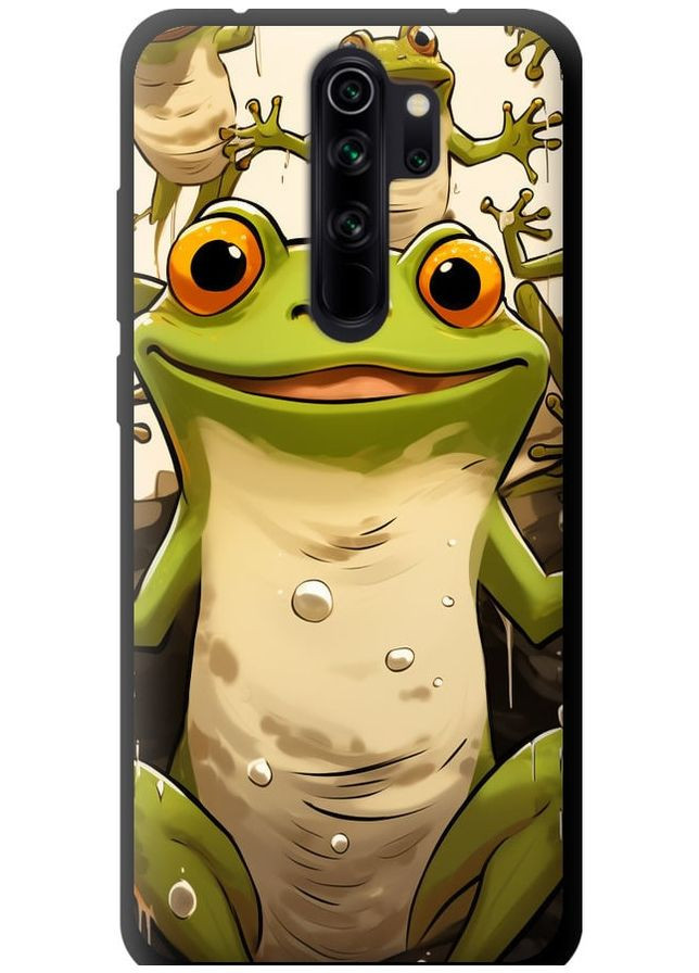 TPU черный чехол 'Веселая жаба' для Endorphone Xiaomi Redmi Note 8 Pro (266907303)