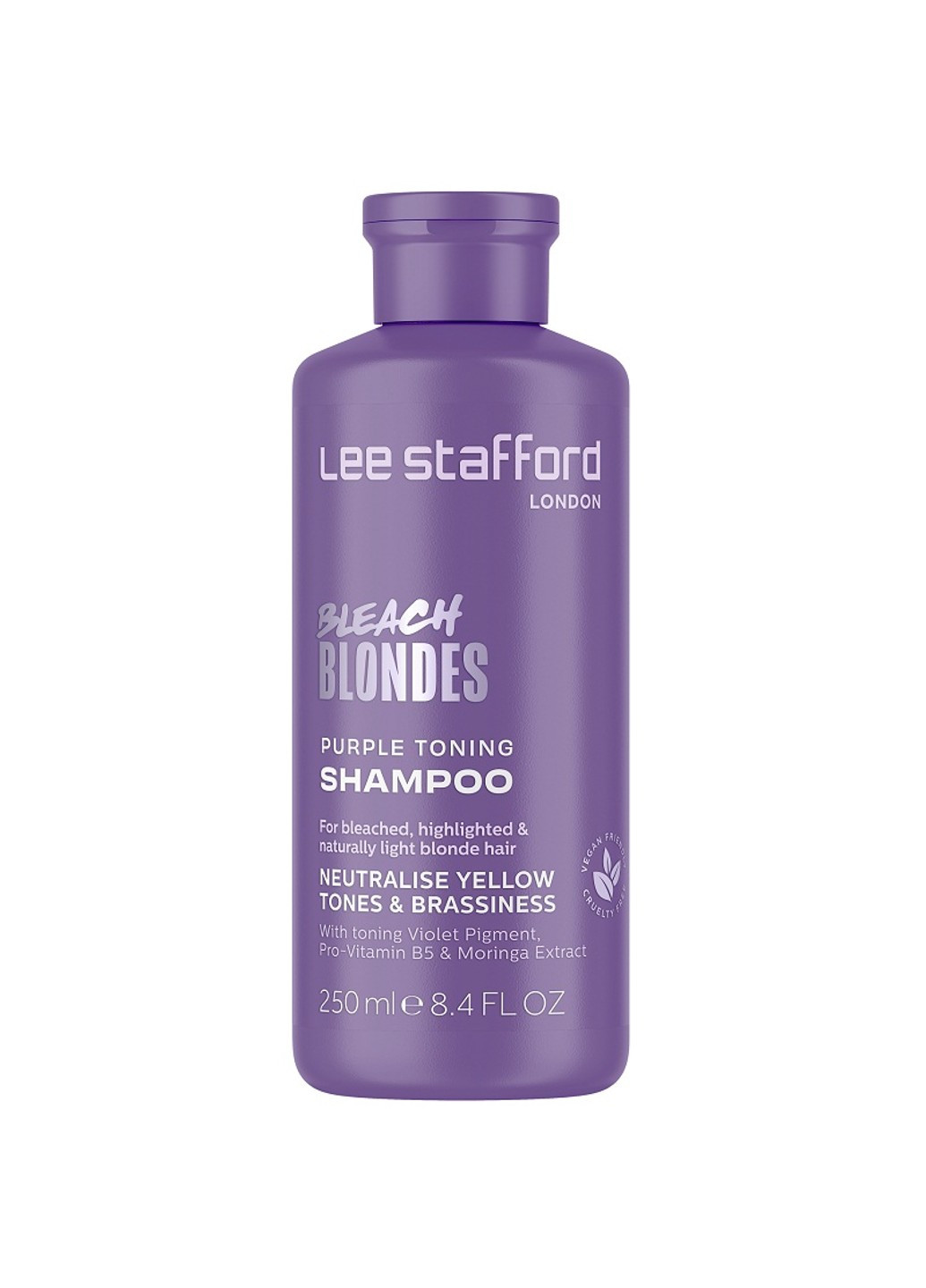 Тонирующий шампунь для осветленных волос Bleach Blondes Purple Toning Shampoo 250 мл Lee Stafford (274726717)