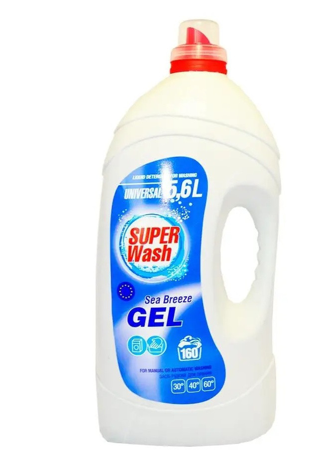 Гель для стирки Super Wash Universal 5,6 л Пуся (258576809)