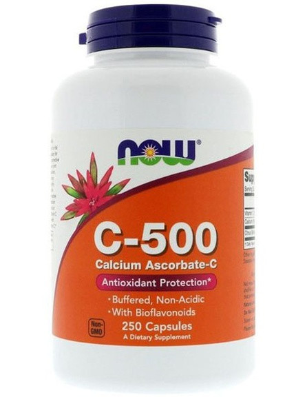 Vitamin C-500 Calcium Ascorbate 250 Caps Now Foods (256720462)