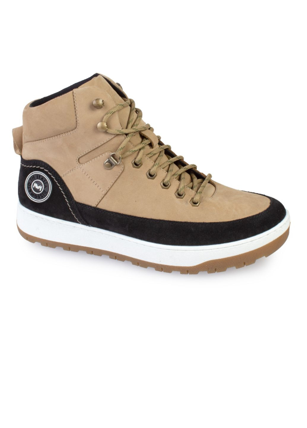 Песочные зимние ботинки мужские бренда 9501076_(1) ModaMilano