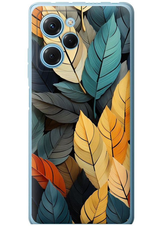 Силіконовий чохол 'Кольорове листя' для Endorphone Xiaomi Poco X5 Pro 5G (265398846)