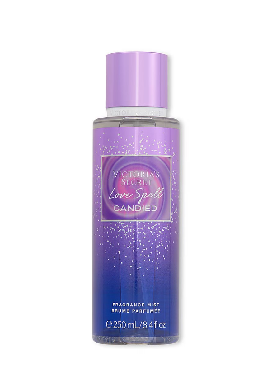 Парфюмированный спрей для тела Love Spell Candied Fragrance Body Mist 250 ml Victoria's Secret (277097767)
