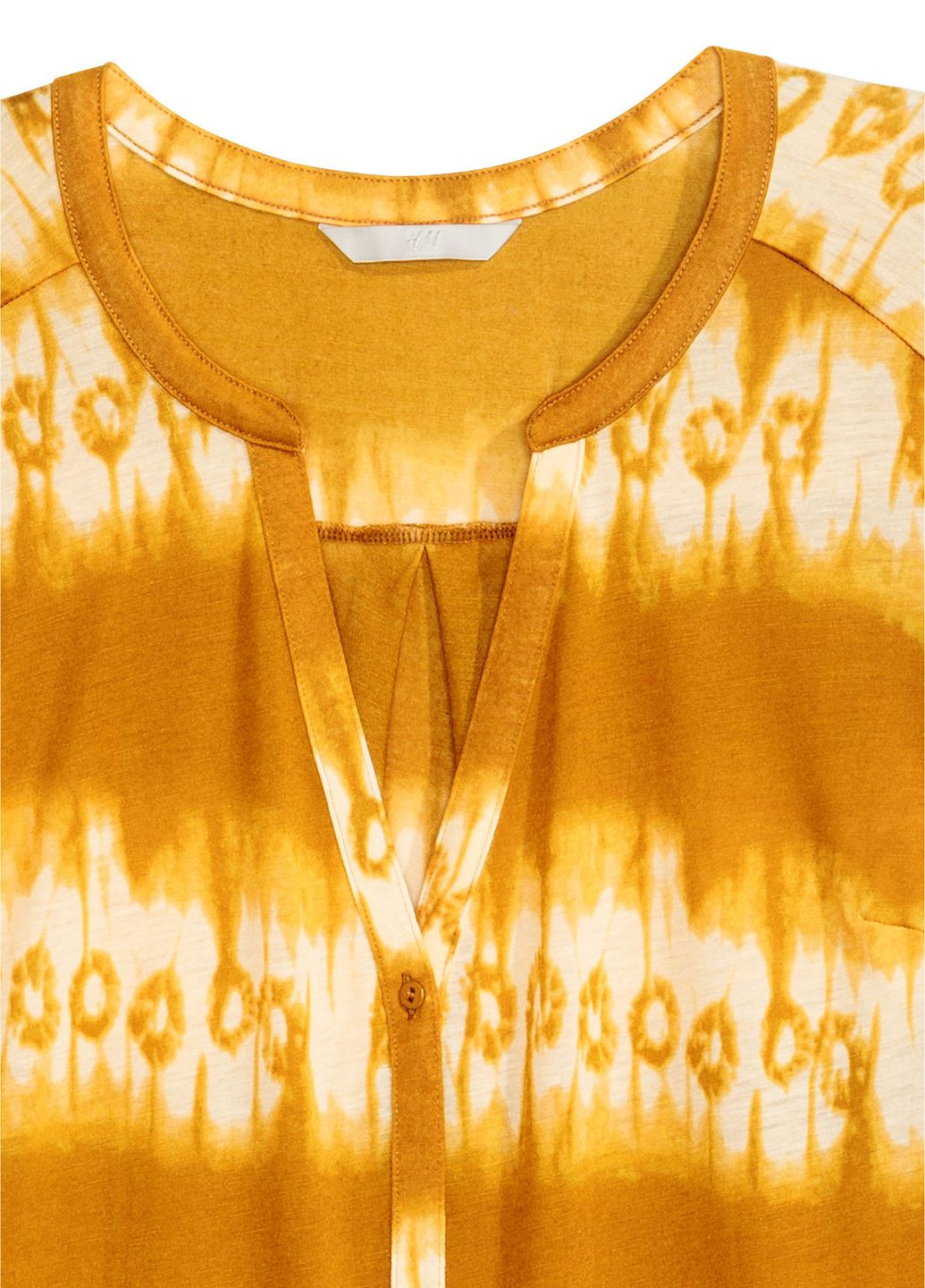 Туніка,жовтий в візерунки, H&M (260007417)