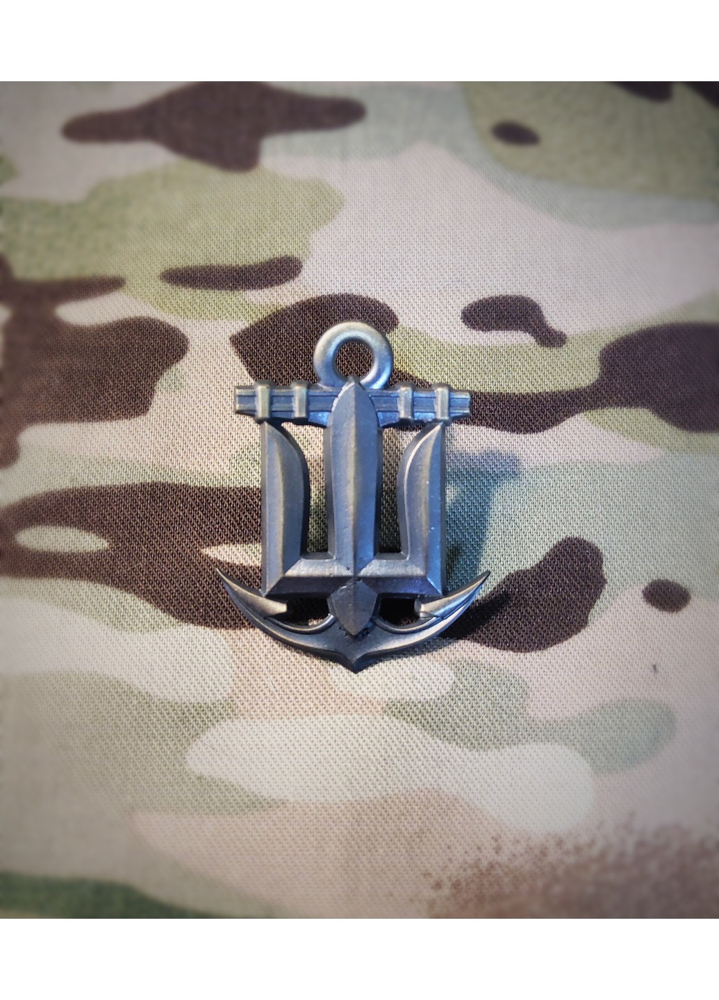 Кокарда, Беретный знак Военно-Морских Сил латунная No Brand (258187236)