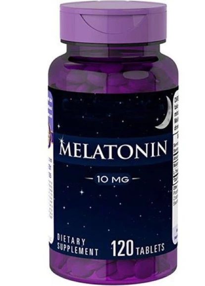 Мелатонин Melatonin 10 mg 120 tabl Piping Rock (257197882)