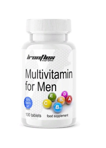 Multivitamin for Men 100 Tabs Ironflex (256723658)